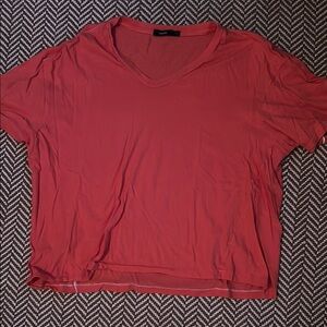 Women's salmon pink bassike tshirt!